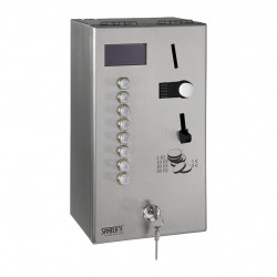 Sanela - Vestavěný mincovní automat pro dvě až osm/dvanáct sprch – interaktivní ovládání, SLZA 02NZ